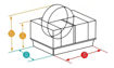 Imagen de Habitat para Hamster Coney Islan 50x35x25cm