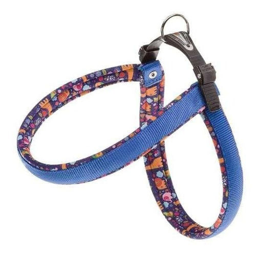 Imagen de Arnes azul y animalitos 42-50cm