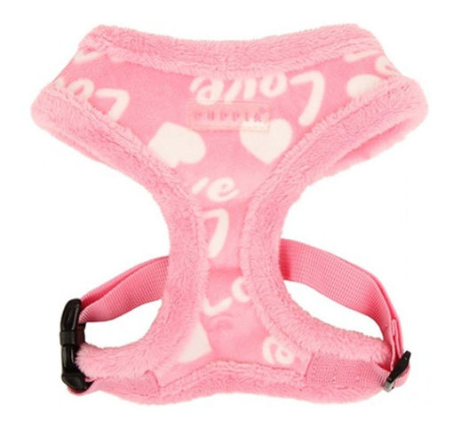 Imagen de Pechera Puppia Love M rosa