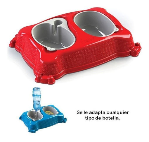 Imagen de Bebedero comedero New Practic small azul