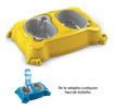 Imagen de Bebedero comedero New Practic small azul