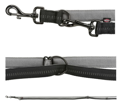 Imagen de Trixie- Correa Ajustable Softline Elegance M-L negro