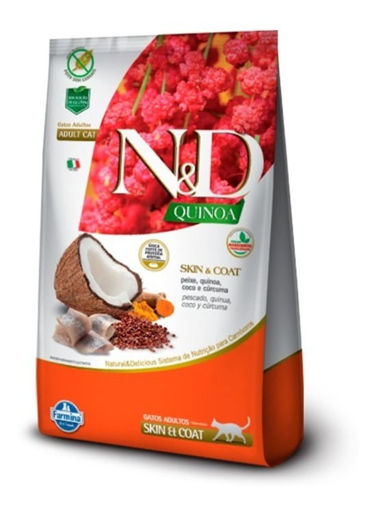 Imagen de N&D GATOS SKIN Y COAT PEIXE 1.5KG