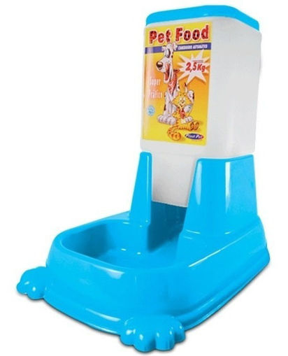 Imagen de Dispensador alimentos Pet Food 2,5kg azul