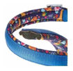Imagen de Collar azul y animalitos 27-35cm x 15mm