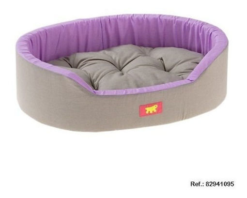 Imagen de cama ovalada Dandy 45 Violeta lila gris