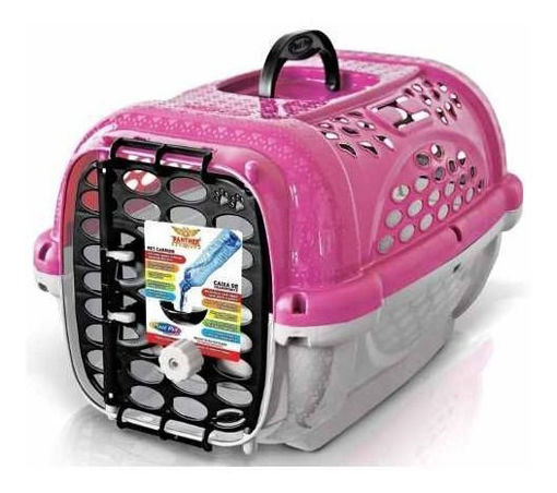 Imagen de Transportadora Panther 1 rosa 44*31*27cm