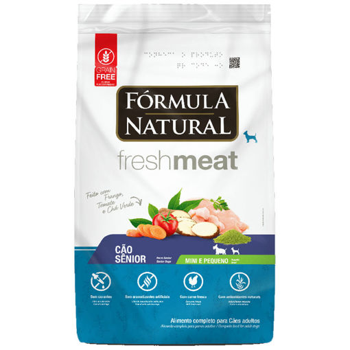Imagen de Formula Natural, fresh meat senior razas mini y pequeña 1kg