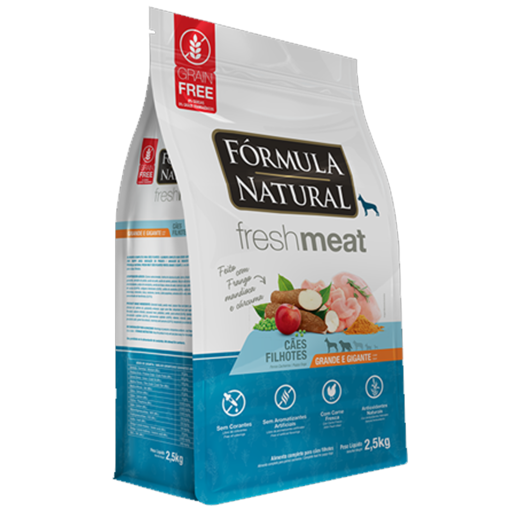 Imagen de Formula Natural, fresh meat cachorros gdes y gigantes 2,5kg