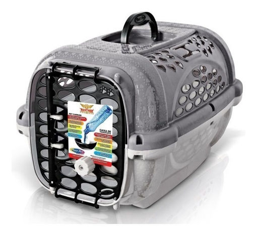 Imagen de Transportadora Panther 2 gris 47*34*30cm