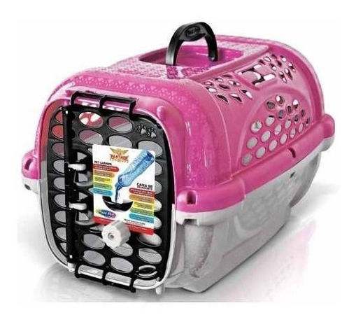 Imagen de Transportadora Panther 3 rosa 53*38*34cm