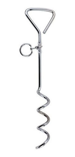 Imagen de Estaca para perro cromada 43CM * PAWISE