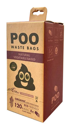 Imagen de Bolsas Mpets POO 120 unidades lavanda