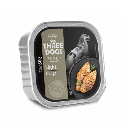 Imagen de Pate Three Dog SP light pollo 150g