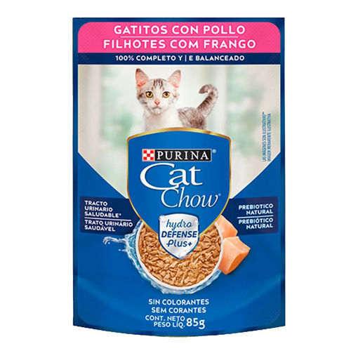 Imagen de Cat Chow Gatitos Pollo Salsa 85grs