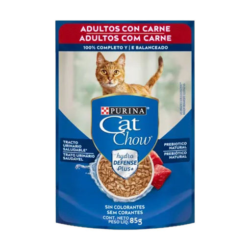 Imagen de Cat Chow Adulto Carne Salsa 85grs