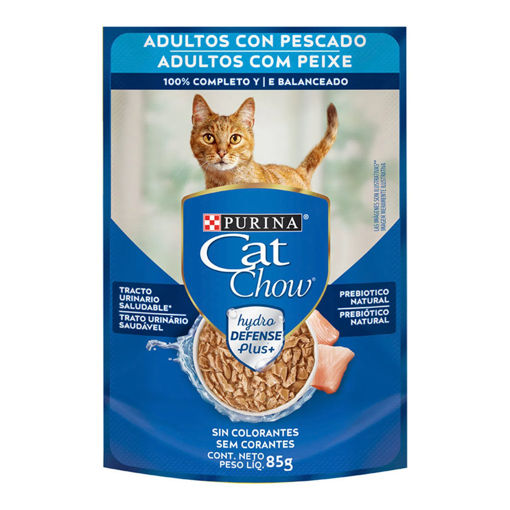 Imagen de Cat Chow Adulto Pescado Salsa 85grs