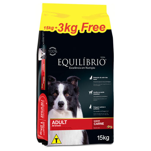 Imagen de Equilibrio adultos CARNE 15+3kg