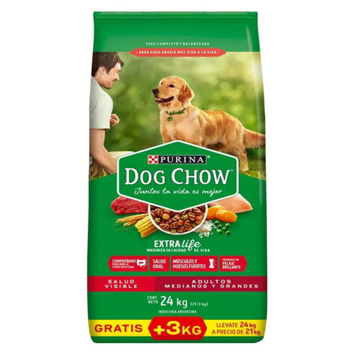 Imagen de DOG CHOW Ad MyG 21kg + 3kg
