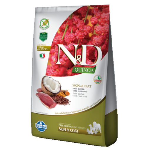 Imagen de N&D QUINOA CAN SKIN Y COAT PATO 2.5KG