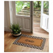 Imagen de Felpudo HOME con diseño zig zag 75x40cm