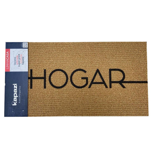 Imagen de Felpudo diseño beige HOGAR 75x40cm