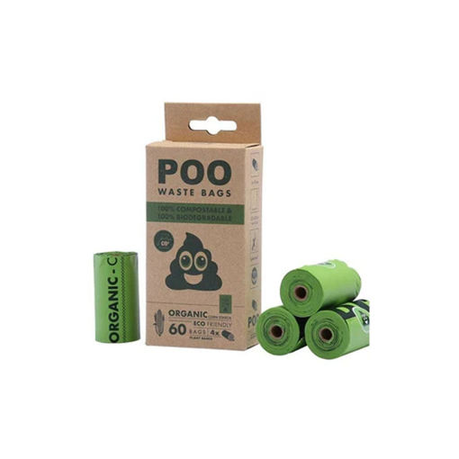 Imagen de Bolsas desechables bio- compostables 4 rollos x15u.