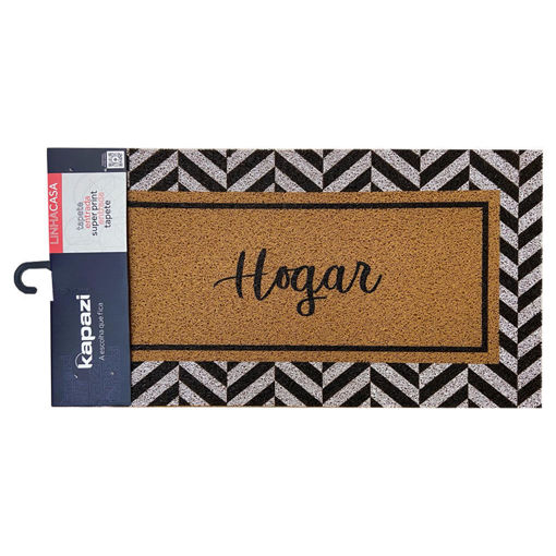 Imagen de Felpudo HOME con diseño zig zag 75x40cm
