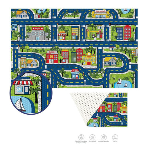 Imagen de Alfombra Brisa Infantil Pista 130x100cm