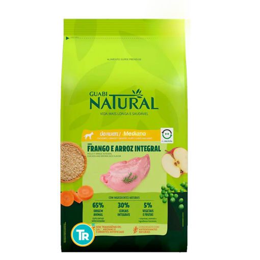 Imagen de GUABI NAT PERRO CACH MED POLLO Y ARROZ INT 2.5KG