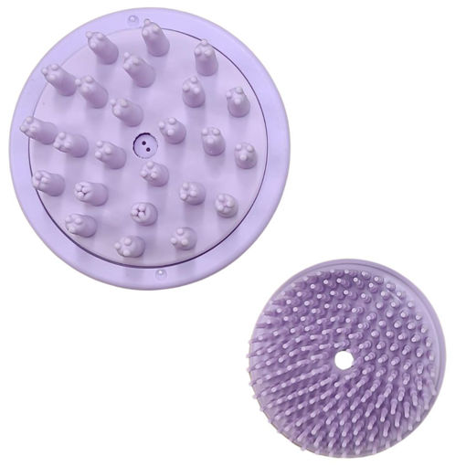 Imagen de Cepillo silicona c/dispensador shampoo