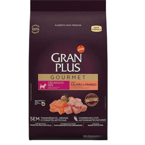 Imagen de GRAN PLUS GOURMET AD RP 1KG SALMON Y POLLO
