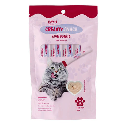 Imagen de CREAMY SNACKS LOPETS ATUN 60g