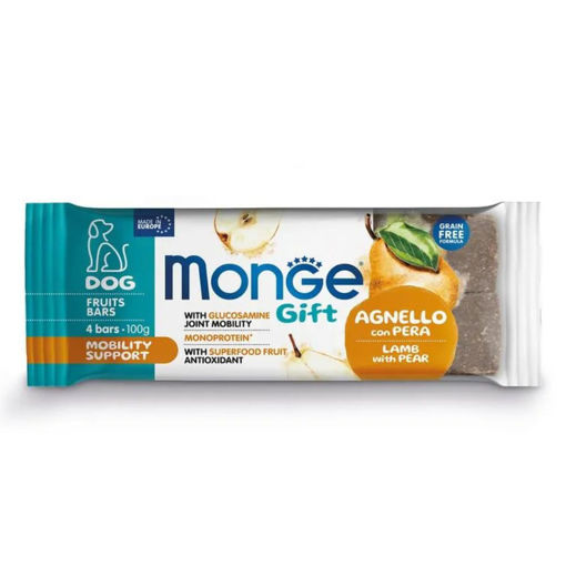 Imagen de Monge Barra Frutal Mobility Cordero y Pera 100gr