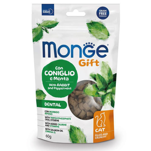 Imagen de Monge Relleno y Crocante Dental Conejo y Menta 60gr