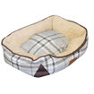Imagen de Cama escocesa con corderito 46x39x19cm