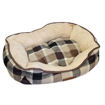 Imagen de Cama escocesa con corderito 46x39x19cm
