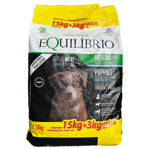 Imagen de Equilibrio cachorros todas las razas 15+3kg