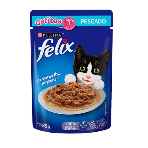 Imagen de Felix Sensaciones Gatitos pescado 85g