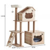 Imagen de Rascador madera 46X92X122CM