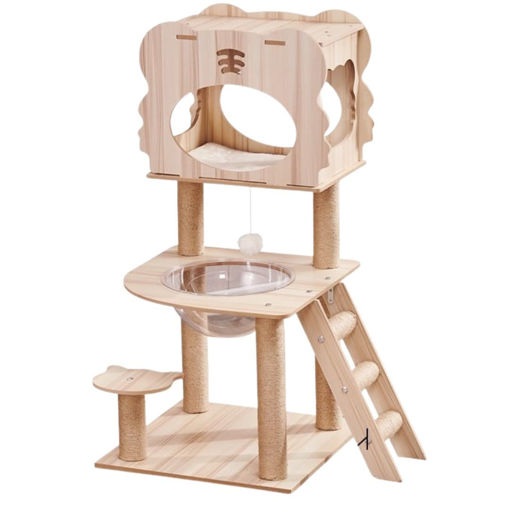 Imagen de Rascador madera 50X50X102CM