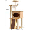 Imagen de Rascador madera 40X50X120CM