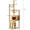 Imagen de Rascador madera 39,5X47,5X150CM