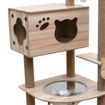 Imagen de Rascador madera 50X50X165CM