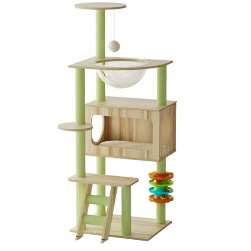 Imagen de Rascador madera 48X39,5X119CM