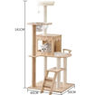 Imagen de Rascador madera 60X50X141CM