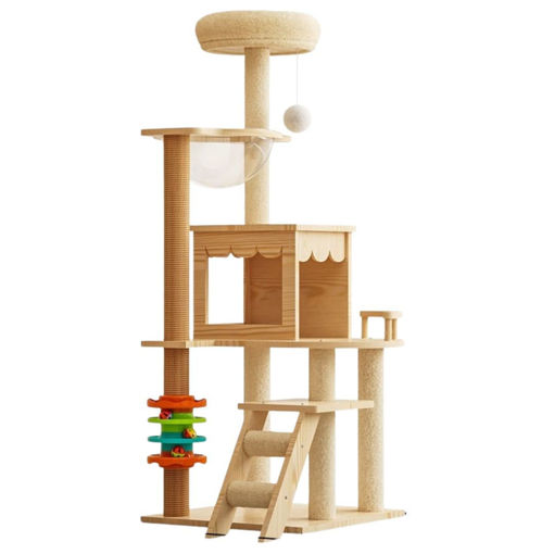 Imagen de Rascador madera 60X50X141CM