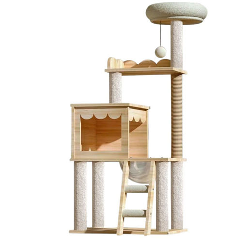 Imagen de Rascador madera 60X40X130CM