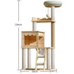 Imagen de Rascador madera 60X40X130CM