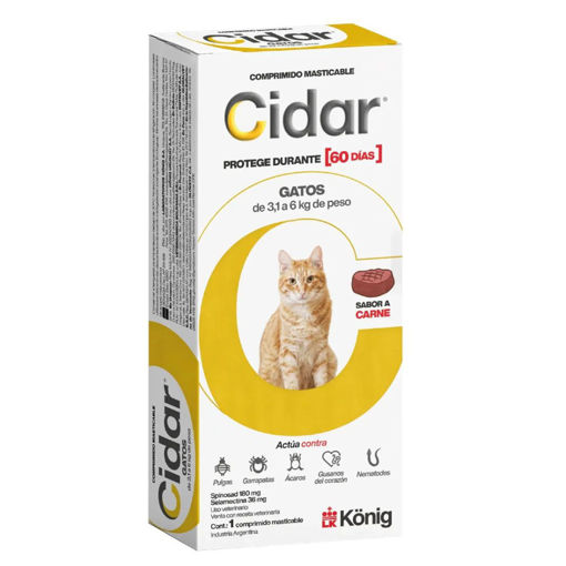 Imagen de CIDAR gatos 3.1 a 6kg